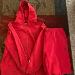 Champs Jogging Suit Wore Few Times